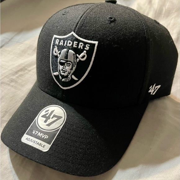 Las Vegas Raiders '47 MVP Adjustable Hat - Black - Picture 1 of 5